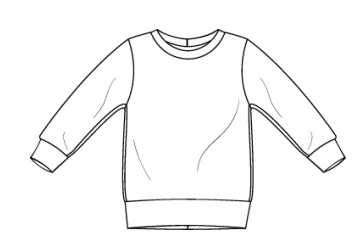 Basic Cable Knit Standard Sweatshirt