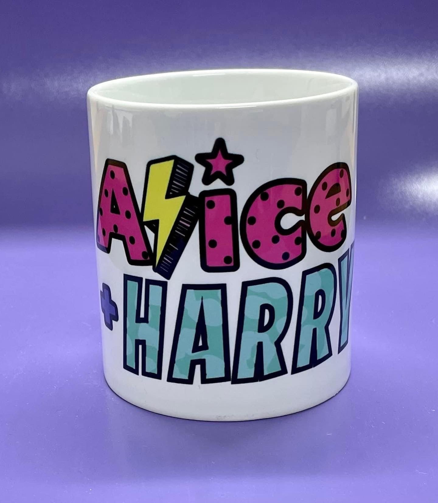 Alice + Harry Merch Mugs