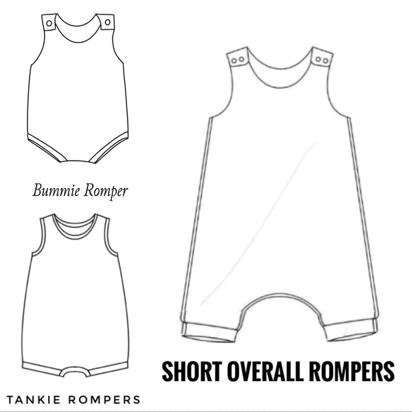 To The Moon Summer Rompers