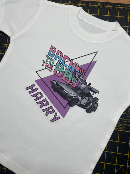 Back To The 80s Printed Tee